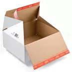 Colompac boîte d'expédition CP155, ft 38,9 x 32,4 x 32 cm, brun