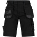 Dassy Light Flex Floating Pocket Work Shorts Black Grey Size 46 per Piece