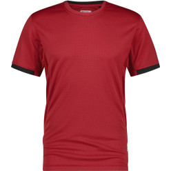 Dames-T-shirt met korte mouwen - Nexus - rood/zwart - Dassy - L / PCE