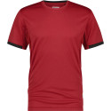 Dames-T-shirt met korte mouwen - Nexus - rood/zwart - Dassy - L / PCE