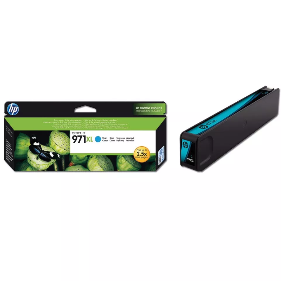 HP 971XL High Yield Cyan Original Ink...