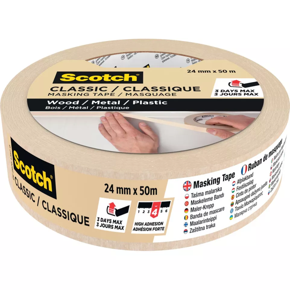 Scotch Classic Masking Tape 24 mm x 50 m