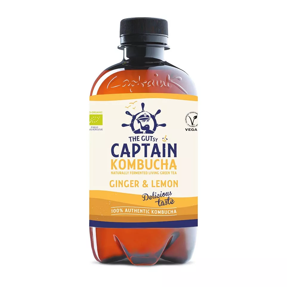 Le Gutsy Captain Kombucha Ginger &...