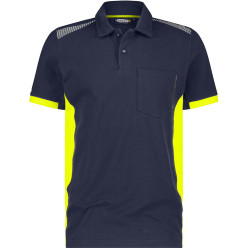 Polo Shirt - Veracruz - Navy/Yellow - Dassy - M / PC