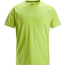 T-shirt avec logo -manches courtes - 2590 - lime - Snickers - XL / pce