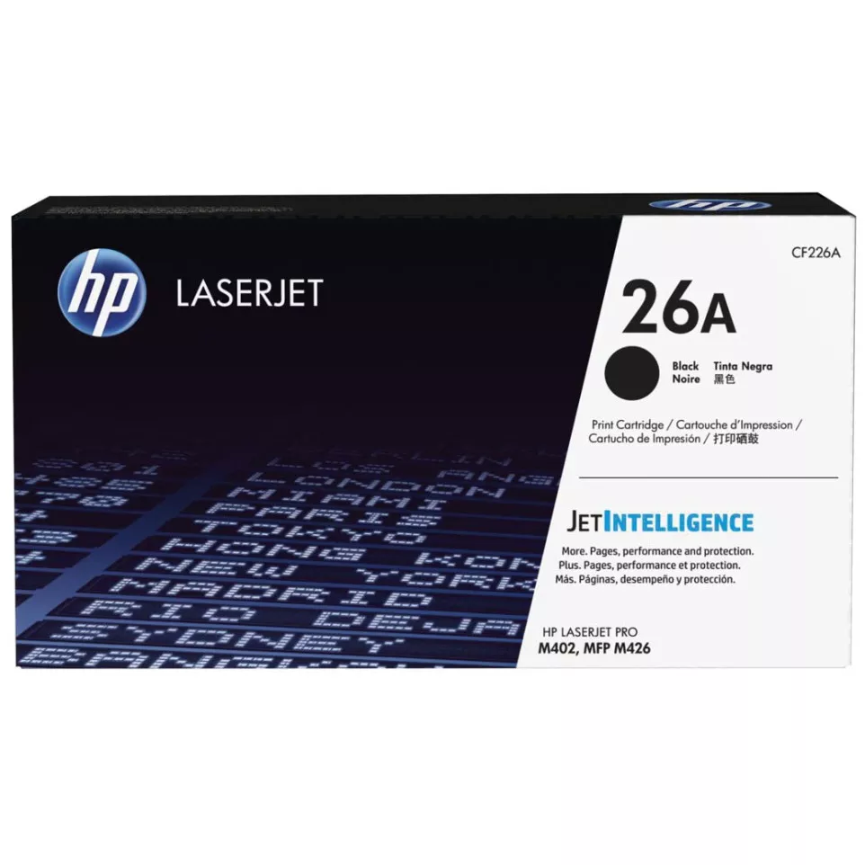 HP toner 26A, 3 100 pagina's, OEM...