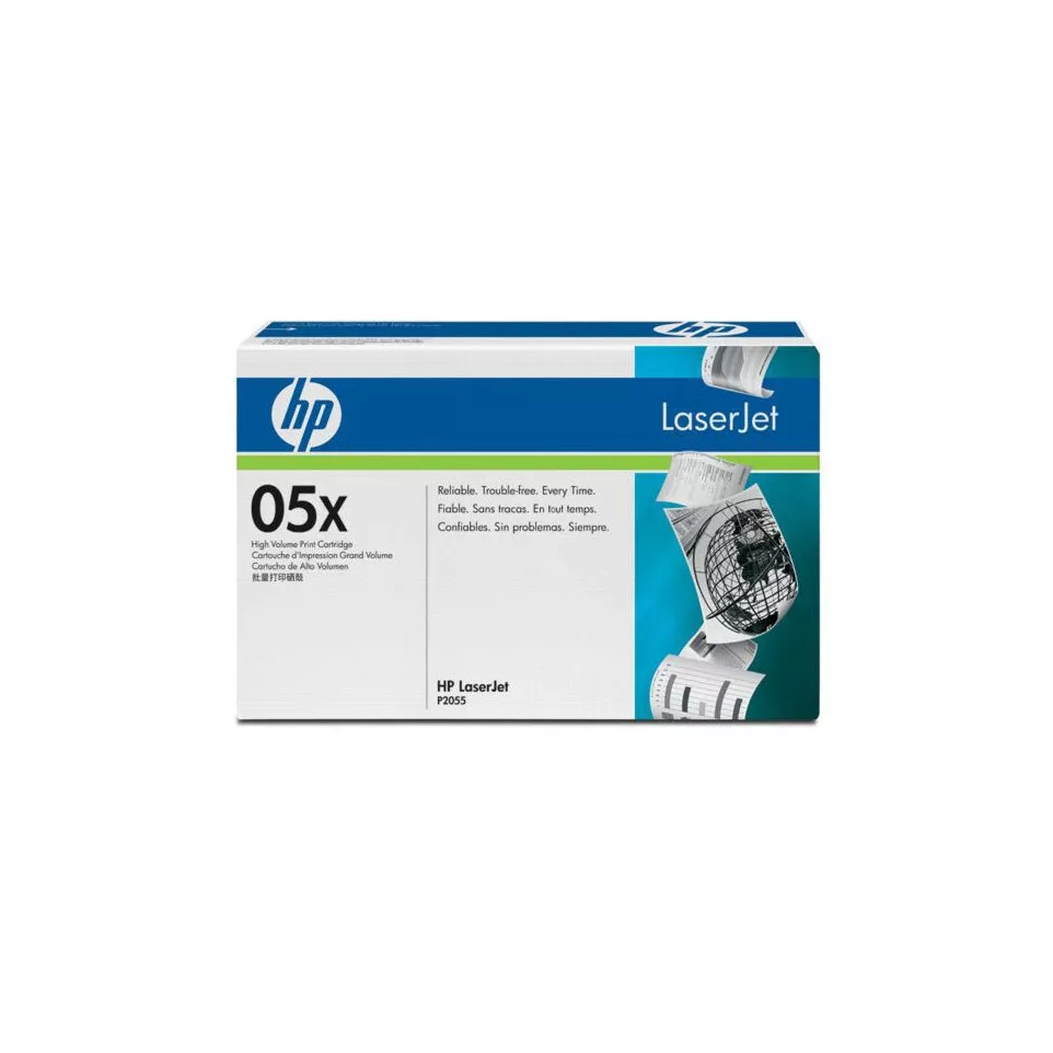 HP toner 05X, 6 500 pagina's, OEM...