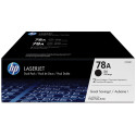 HP toner 78A, 2 100 pagina's, OEM CE278AD, zwart, duopack