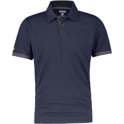 Poloshirt met korte mouwen - Traxion - marine/zwart - Dassy - XL / PCE