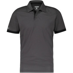 Polo manches courtes - Traxion - gris/noir - Dassy - L / PCE