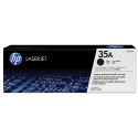 HP 35A Black Original LaserJet Toner Cartridge, 1,500 Page Yield, CB435A
