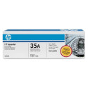 HP 35A Black Original LaserJet Toner Cartridge, 1,500 Page Yield, CB435A
