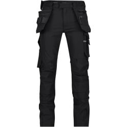 DASSY Matrix Stretch Work Trousers with Holster Pockets Black Size 52 per Piece