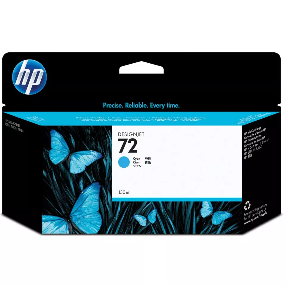 HP cartouche d'encre 72, 130 ml, OEM...