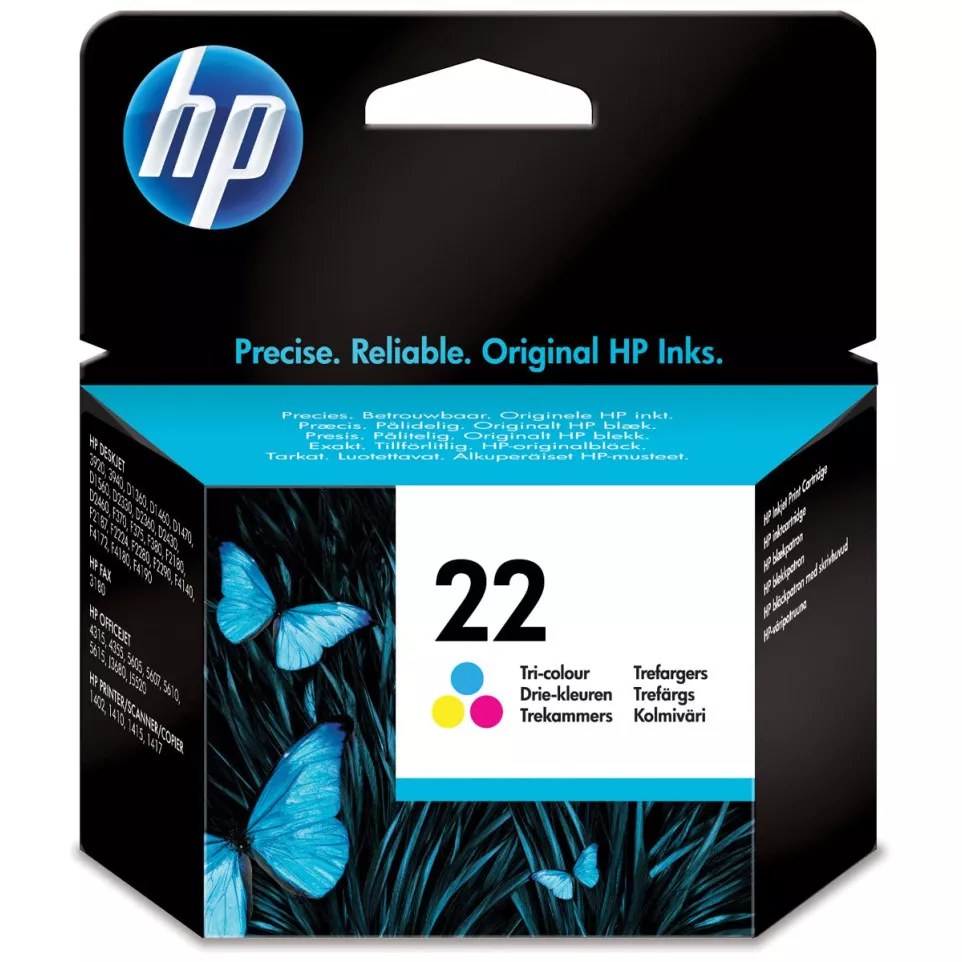 HP cartouche d'encre 22, 165 pages,...