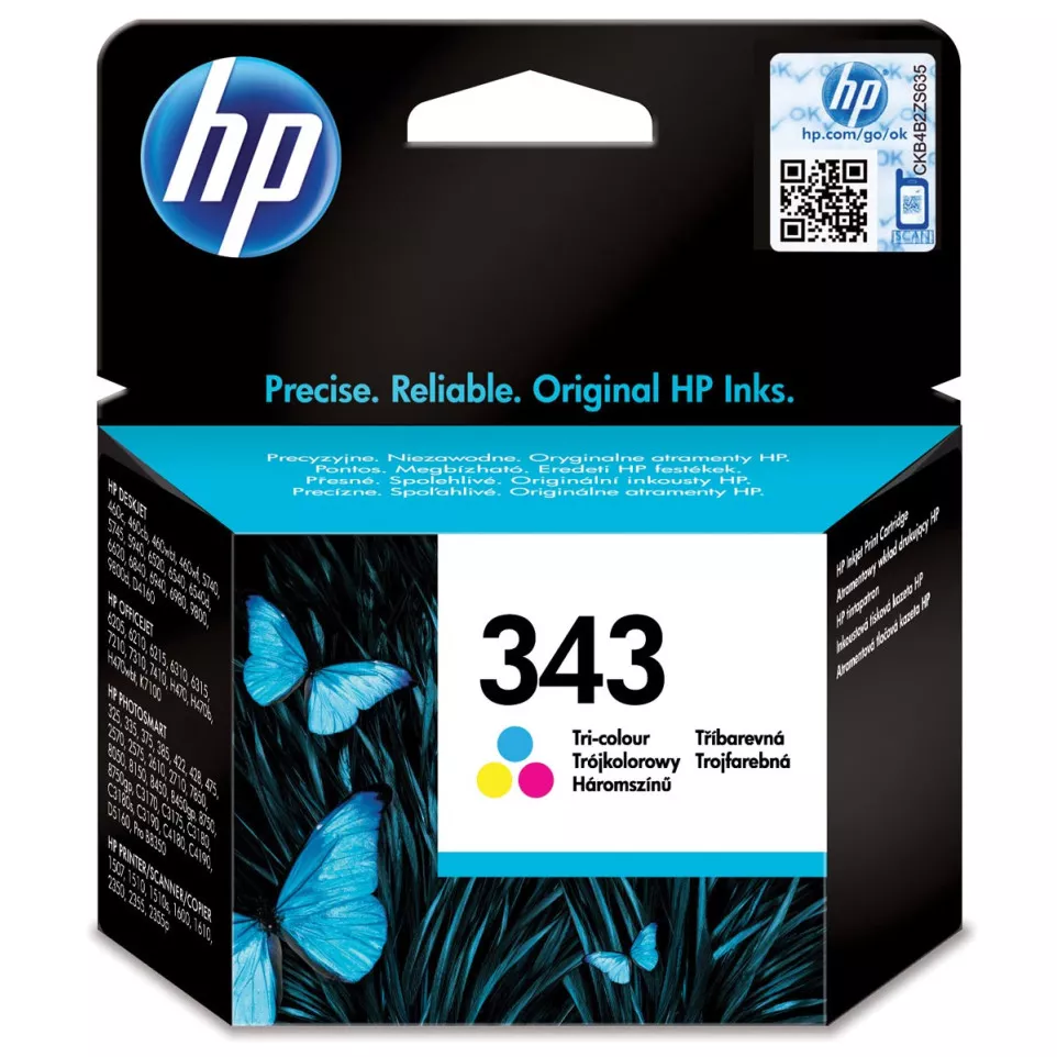 HP inktcartridge 343, 330 pagina's,...