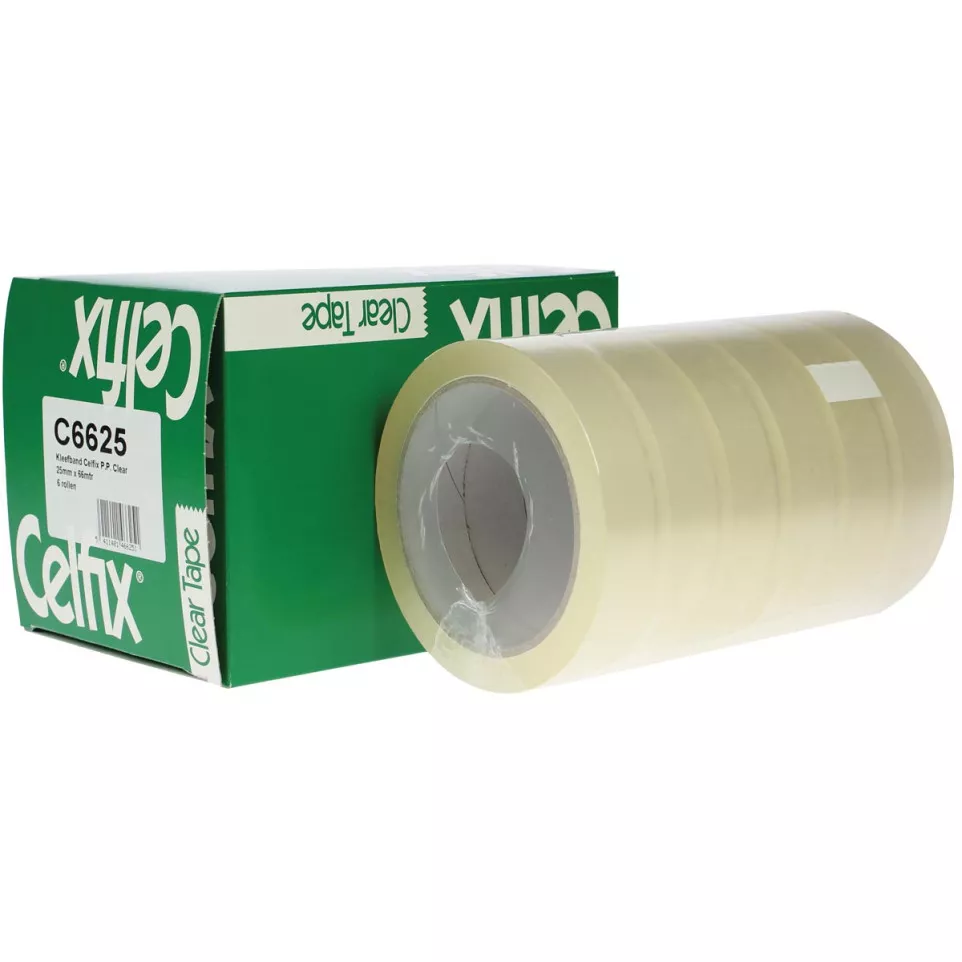 Celfix Transparent Adhesive Tape, PP,...