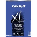 Canson album XL Mix Media 300 g/m² ft A3, bloc de 30 feuilles
