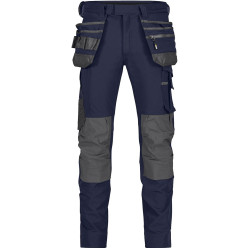 Stretch Work Trousers with Floating Pockets - Maxtrix - Navy/Grey - Dassy - 48 / PC
