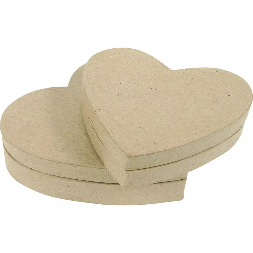 Décopatch doos, papier-maché, maat...