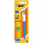 Bic 4 Colours Original stylo bille 4 couleurs, moyen, 4 couleurs d'encre classique, corps bleu, sous blis