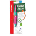 STABILO EASYergo vulpotlood, 1,4 mm, voor rechtshandigen, blister van 1 stuk, turkoois en roze
