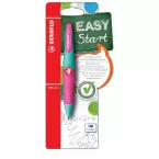 STABILO EASYergo portemine, 1,4 mm, pour droitiers, blister de 1 pièce, turquoise et rose