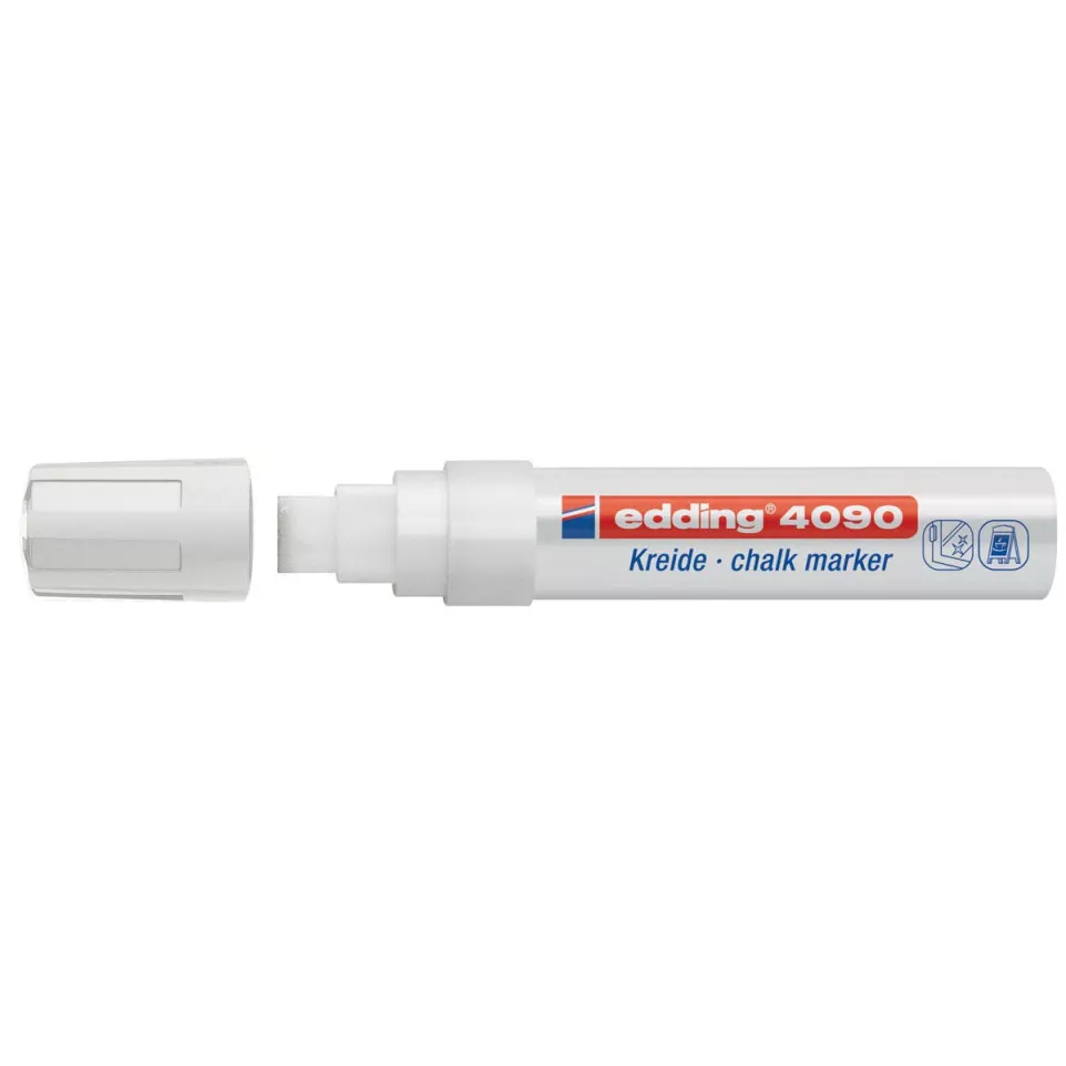 Edding Krijtmarker e-4090 wit, op...