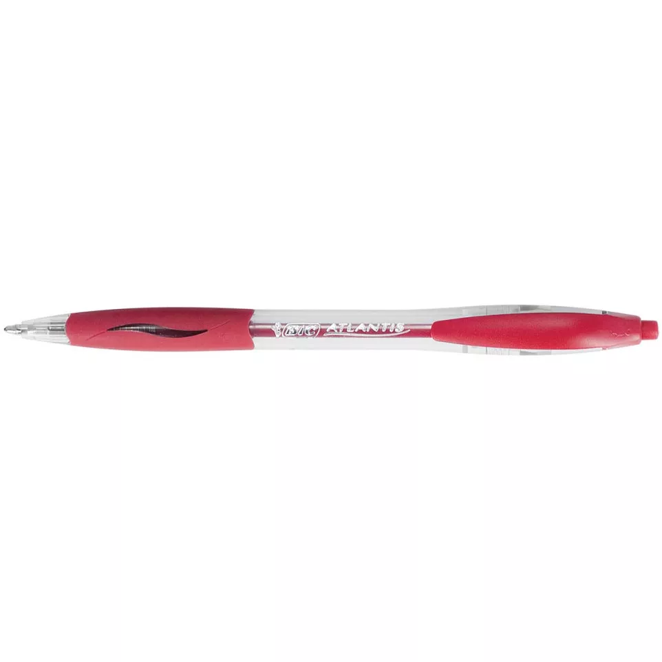 BIC Atlantis Classic Ballpoint Pen Red
