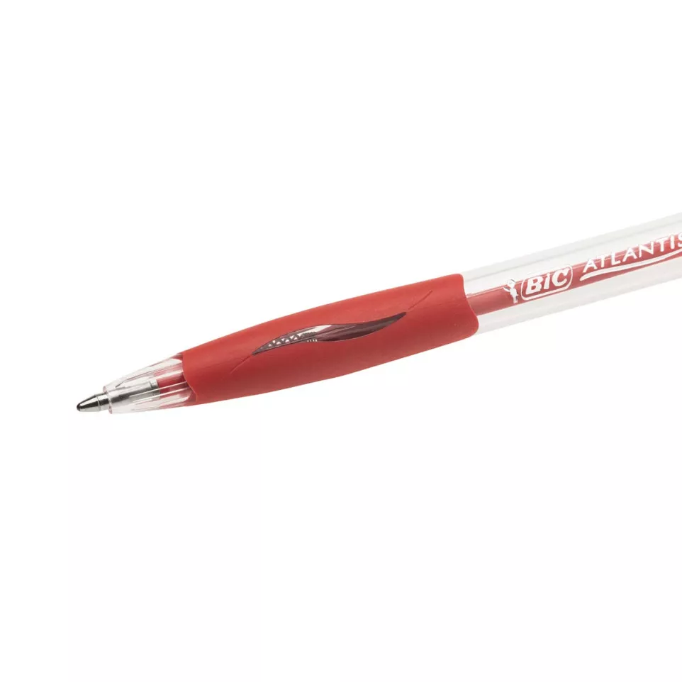 BIC Atlantis Classic Ballpoint Pen Red