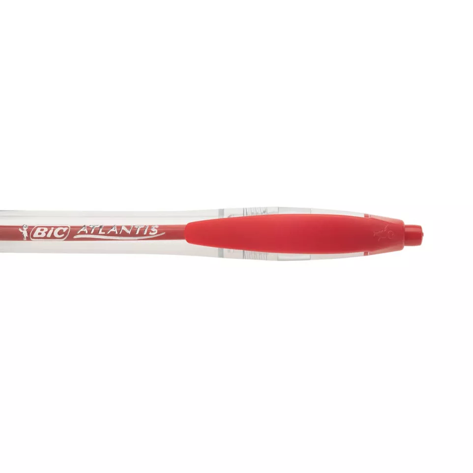 BIC Atlantis Classic Ballpoint Pen Red