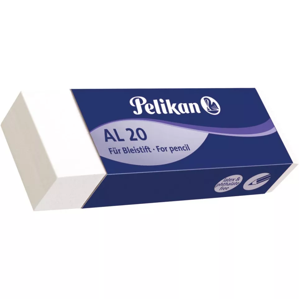 Pelikan AL20 Plastic Erasers White...