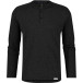 T-shirt met lange mouwen - Serengeti - zwart - Dassy - XXL / PCE