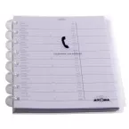 Atoma Assorted Colors Telephone Address Book