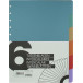 Atoma tabbladen, voor A4 schriften, uit PP, set van 6, geassorteerde kleuren