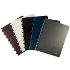 Atoma A5 Notebook, Polypropylene Cover, 144 Lined Pages, Assorted Colors