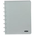 Atoma A5 Notebook, Polypropylene Cover, 144 Lined Pages, Assorted Colors