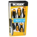 Set van 7 IRONSIDE PH-Plat schroevendraaiers / pce