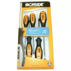 Set van 5 Ironside PZ-Plat schroevendraaiers / pce