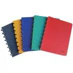 Atoma Classic A5 Notebook 144 Lined Pages Assorted Colors Cardboard Cover