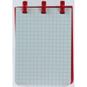 Atoma Trendy Pocket Notebook A7 120 Pages 5 mm Grid Assorted Colors PP Cover