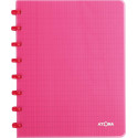 Atoma Trendy A5 Notebook, 144 Pages, Polypropylene Cover, Square Ruled, Assorted Colors