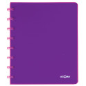 Atoma Trendy cahier, ft A5, 144 pages, PP, ligné, couleurs assorties