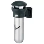 Rubbermaid Infinity Wall-Mounted Cigarette Bin Stainless Steel 46 x 30 cm