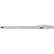 Bic stylo à bille Cristal Re-new, corps argent, encre noir, boîte de 1 pièce et 2 recharges