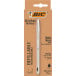 Bic stylo à bille Cristal Re-new, corps argent, encre noir, boîte de 1 pièce et 2 recharges