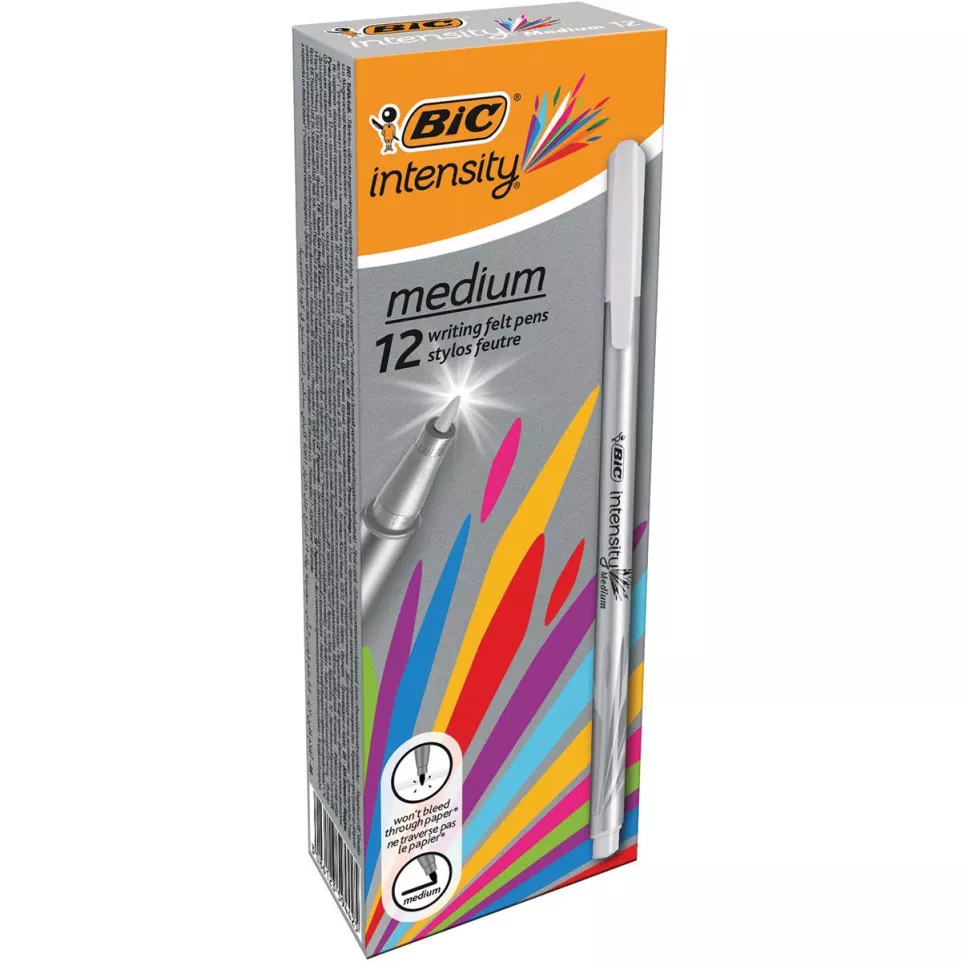BIC Intensity Fineliner Medium Grey