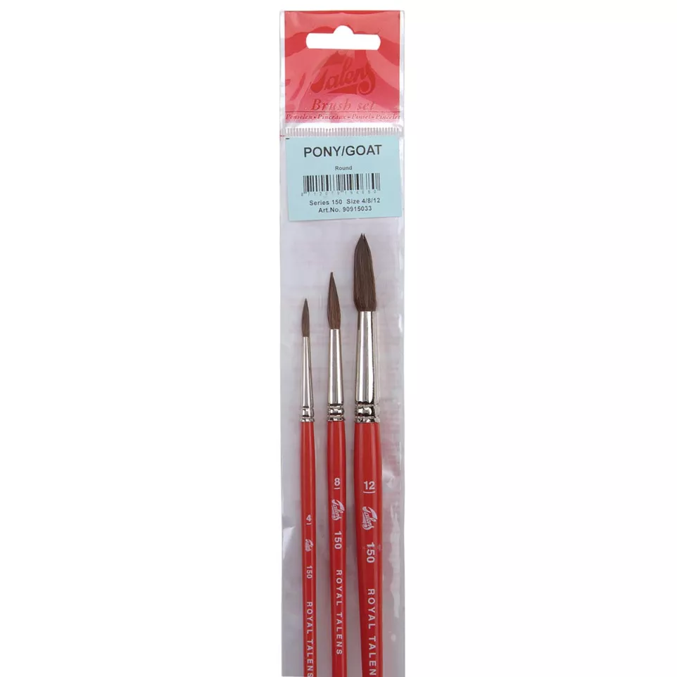 Talens aquarerlverf penselenset 150,...