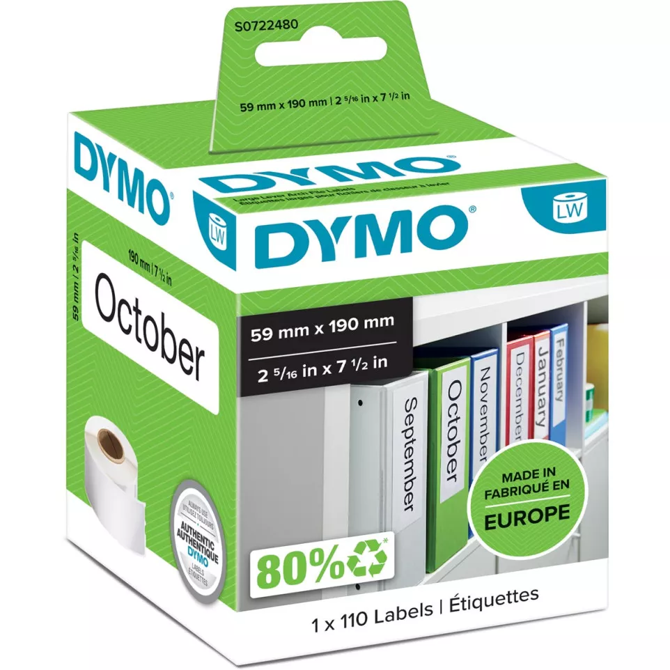 DYMO LabelWriter Labels 99019, 190 x...
