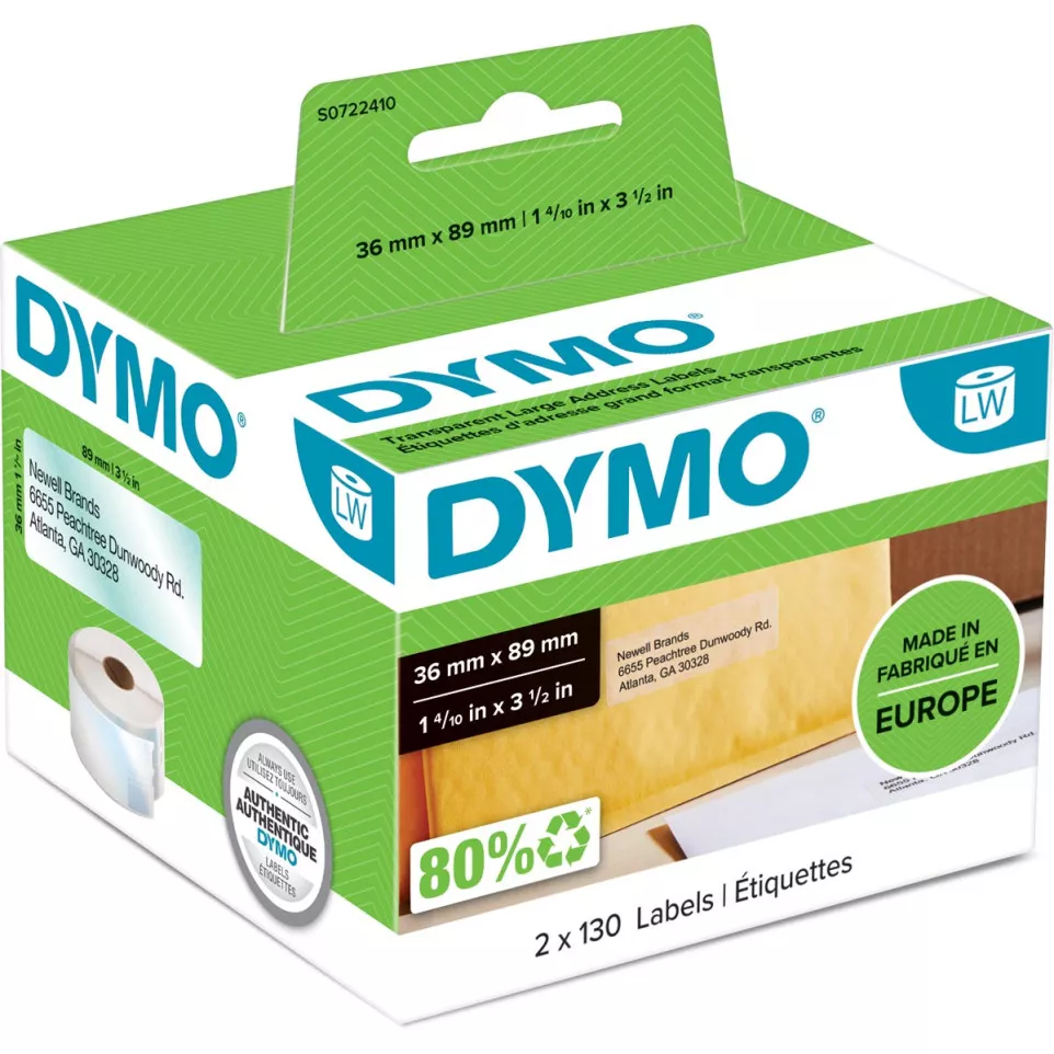 DYMO 99013 LabelWriter Transparent...